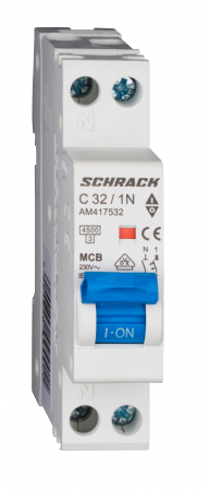 Sigurante automate - Intreruptor automat AMPARO, 4,5kA, B6A, 1P+N, 1modul