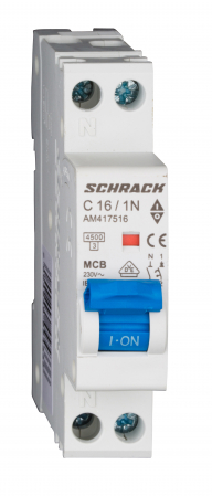 Sigurante automate - Intreruptor automat AMPARO, 4,5kA, C20A, 1P+N, 1modul