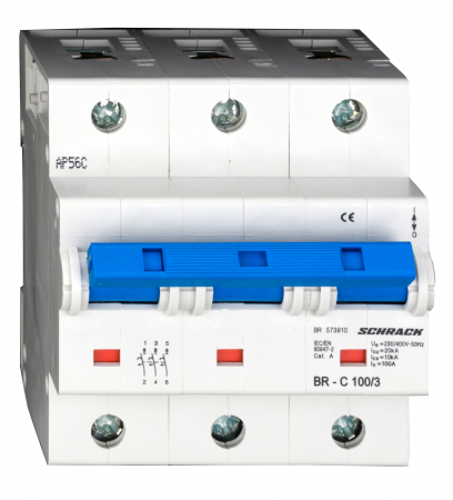Echipamente Schrack - Intreruptor automat C125/3