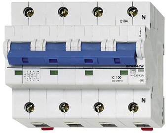 Echipamente Schrack - Intreruptor automat C63/3N