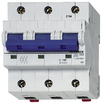 Echipamente Schrack - Intreruptor automat D63/3N