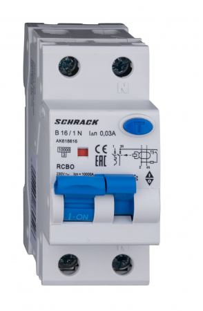 Sigurante automate - Intreruptor automat+dif.1+N, AMPARO 10kA, B 20A, 30mA, Tip A