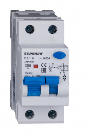 Sigurante automate - Intreruptor automat+dif.1+N, AMPARO 10kA, C 10A, 30mA, Tip A