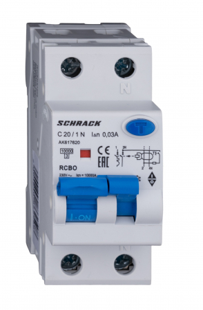 Sigurante automate - Intreruptor automat+dif.1+N, AMPARO 10kA, C 25A, 30mA, Tip A