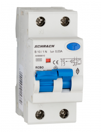 Sigurante automate - Intreruptor automat+dif. 1P+N, AMPARO 6kA, B 13A, 30mA,tip A