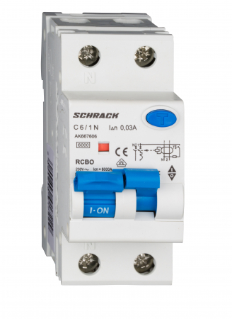 Sigurante automate - Intreruptor automat+dif. 1P+N, AMPARO 6kA, C 10A, 30mA,tip A