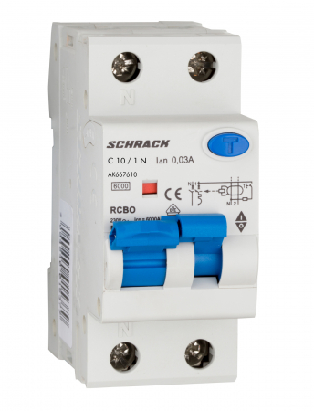 Sigurante automate - Intreruptor automat+dif. 1P+N, AMPARO 6kA, C 13A, 30mA,tip A