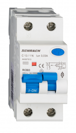 Sigurante automate - Intreruptor automat+dif. 1P+N, AMPARO 6kA, C 16A, 30mA,tip A