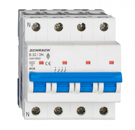 Sigurante automate - Intreruptor automat modular (MCB) AMPARO 6kA, B 40A, 3P+N