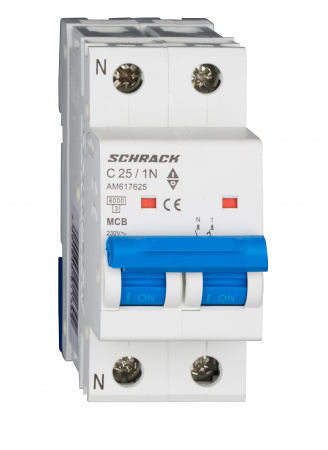 Sigurante automate - Intreruptor automat modular (MCB) AMPARO 6kA, C 32A, 1P+N