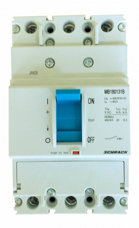 Usoli - Intreruptor compact MB 25kA, borne cleme rapide 63A, 3 poli