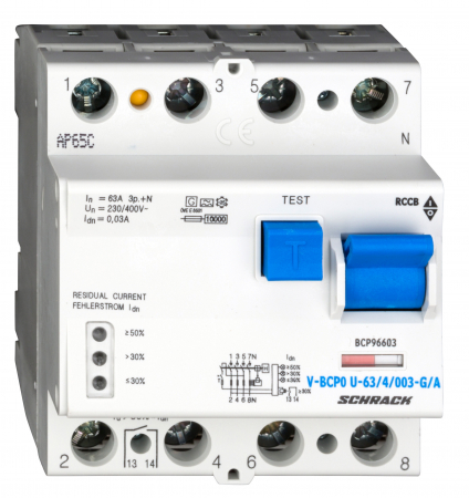 Sigurante automate - Intreruptor dif.PRIORI 63A, 4-poli, 300mA, vsf, S, tip A