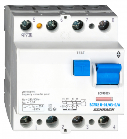 Sigurante automate - Intreruptor dif. pt.trafo, 0,1/0,3A, S, tip A (puls)