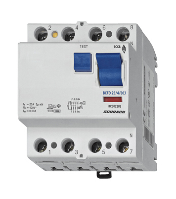 Sigurante automate - Intreruptor diferential 25A 4poli 300mA, Tip AC