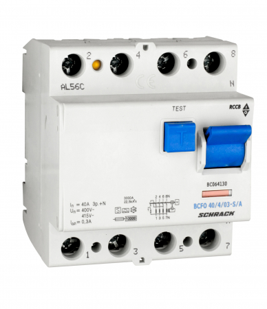 Sigurante automate - Intreruptor diferential 40A 4poli 100mA