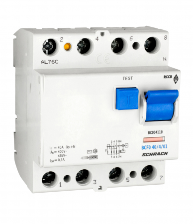 Sigurante automate - Intreruptor diferential 40A 4poli 300mA