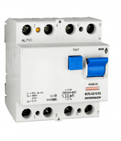 Sigurante automate - Intreruptor diferential 63A 4poli 300mA