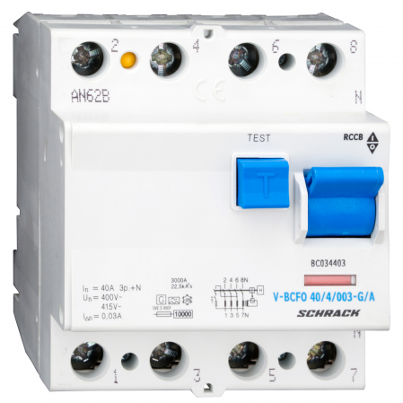 Sigurante automate - Intreruptor diferential 63A 4poli 30mA