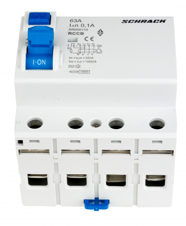 Echipamente Schrack - Intreruptor diferential AMPARO (10kA), 63A, 4-poli, 300mA