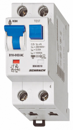 Echipamente Schrack - Intreruptor protectie cablu B/16/003-A puls 6kA