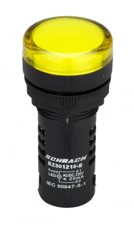 Lampi - Lampa de semnalizare cu LED, monobloc, 230V-AC/DC, albastru