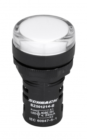 Lampi - Lampa de semnalizare cu LED, monobloc, 230V-AC/DC, rosu