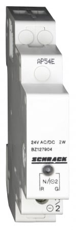 Echipamente Schrack - Lampa semnal. mod. dubla cu LED-uri rosu/verde, 12-24V AC/DC