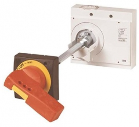 Actionari electrice - Maneta actionare pe usa cu 2 interblocaje MC2 rosu/galben