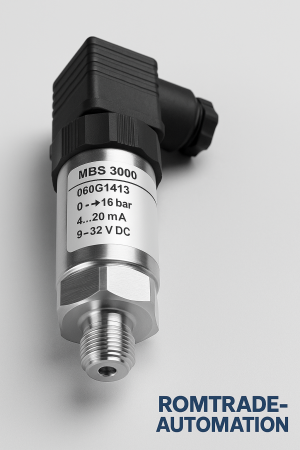 MBS 3000, 060G1413, Senzor presiune, domeniu marime controlata: 0÷16 bar, iesire 4...20 mA, 9...32 V DC [1]