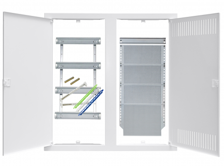 Echipamente Schrack - Media combi-enclosure frame and doors, horizontal 4-rows