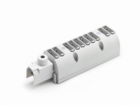 Echipamente Schrack - Modul Toolless-Connection pt. 10 cleme, montaj pe sina DIN