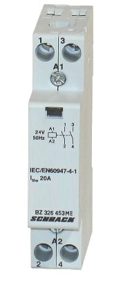 Actionari electrice - Modular contactor 40A 3NO 1NC 230VAC width 3 modules