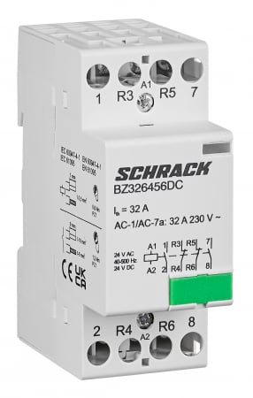 Actionari electrice - Modular contactor 63A 2NO/2NC 230VAC width 3 modules