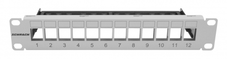 Echipamente Schrack - Patchpanel 10" gol pt.12 module Keystone
