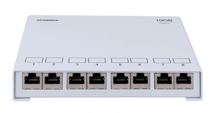 Echipamente Schrack - Patchpanel aplicat Cat.6 10 GB Class Ea 8xRJ45 ecranat