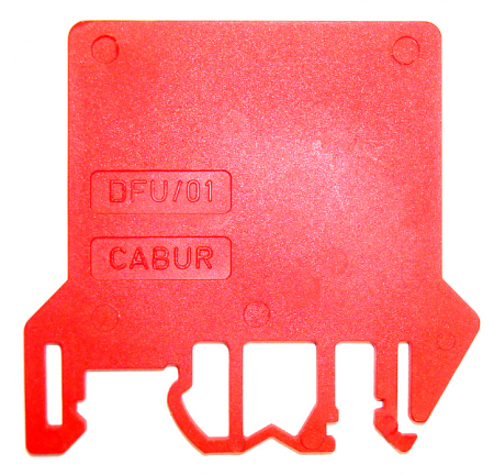 Echipamente Schrack - Placa de separare circuite DFU5, rosu, pentru CBD.25 - 50