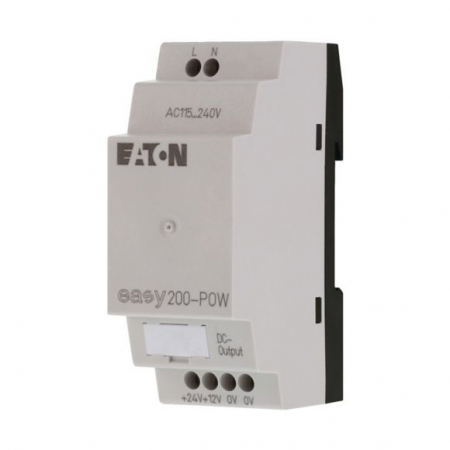 HMI/PLC - EASY200-POW, Unitate de alimentare cu comutare, 100-240VAC/24VDC/12VDC, 0.35A/0.02A, monofazat, controlat