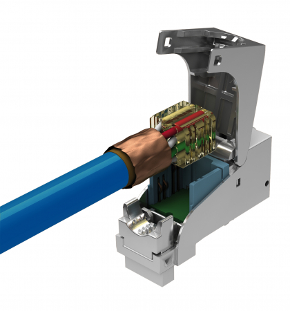 Echipamente Schrack - preLink SL RJ45 Shielded Cat.6A AWG 27-26 PU:1