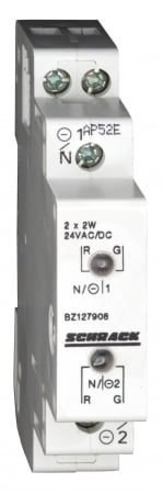 Echipamente Schrack - Priza modulara SCHUKO, 2P+N, 16A cu contact de prot. central