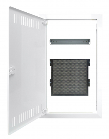Tablou electric - Rama cu usa si insert pt. MV.. inalt 4 randuri, 12/14 module