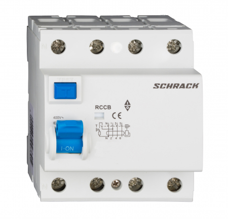 Echipamente Schrack - Residual Current Circuit Breaker 10kA, 63A, 4-pole, 300mA, F