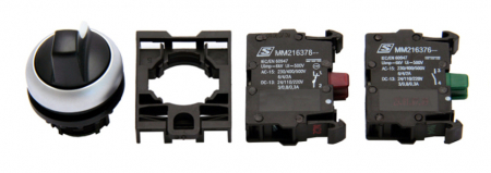 Echipamente Schrack - Set complet selector 1-0-2 fara revenire