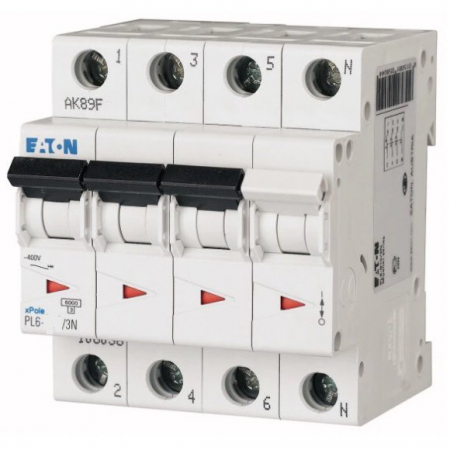 Sigurante automate - PL6-C6/3N, Siguranta automata, 3+N poli, 6 A