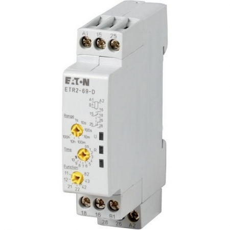 Relee - ETR2-69-D, Releu de timp, 2W, 0.05 s-100 h, multi-function, 12-240V AC 50/60Hz, 12-240V DC
