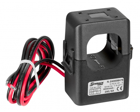 Echipamente Schrack - Transformator crt cu miez demontabil, 250/5A, clasa 0,5