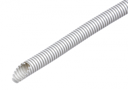 Echipamente Schrack - Tub gofrat M25, 320N, gri, 50m