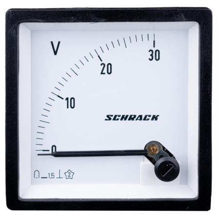 Echipamente Schrack - Voltmetru 72*72mm, 30V, DC
