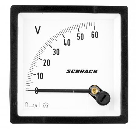 Echipamente Schrack - Voltmetru 72*72mm, 60V, DC