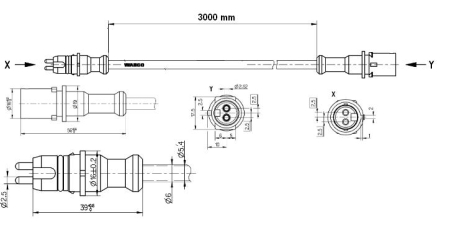 CABLU PRELUNGITOR SENZOR, L =3.0 M [1]
