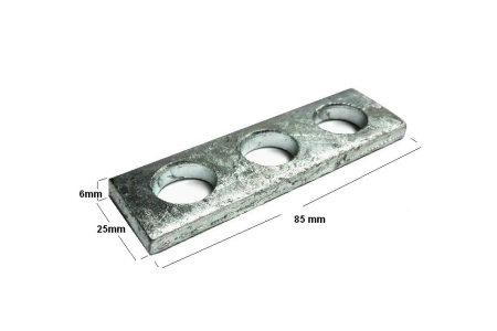 ACCESORII - Placa pentru brida ancorare marfa M 14 / 85 X 25 X 6 mm